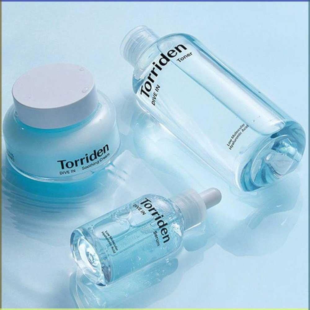 Torriden - Dive-In Low Molecular Hyaluronic Acid Toner - Tonico viso idratante e rimpolpante all’acido ialuronico