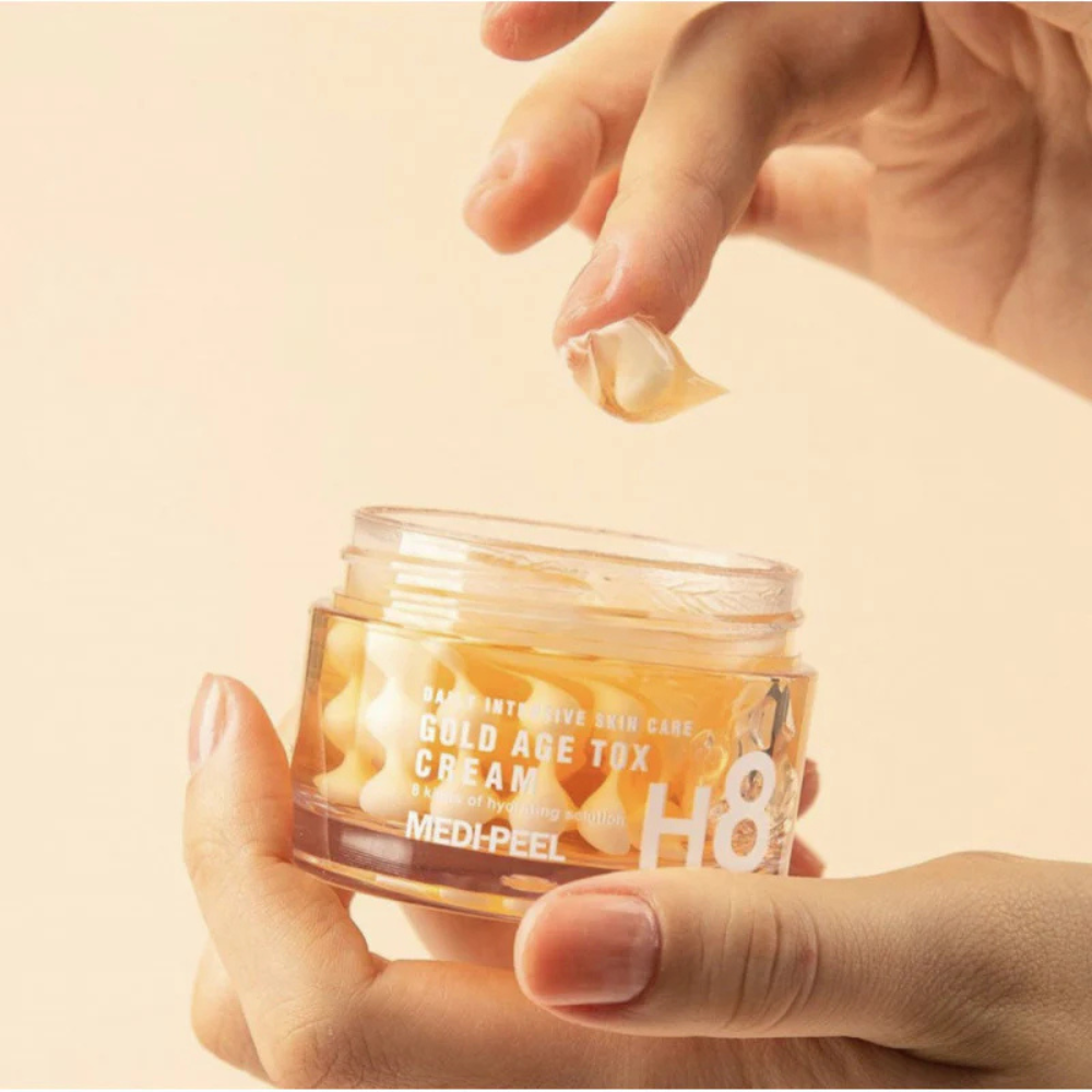 MEDI-PEEL - Gold Age Tox H8 Cream - Crema viso anti-età rassodante