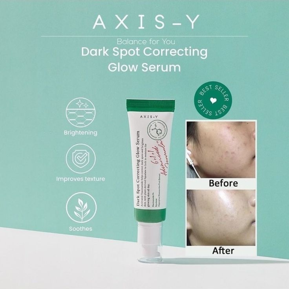 AXIS-Y - Dark Spot Correcting Glow Serum - Siero viso illuminante antimacchie alla niacinamide