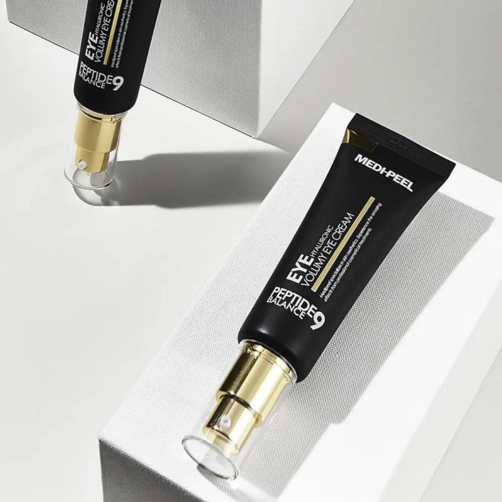 MEDI-PEEL - Peptide 9 Hyaluronic Volumy Eye Cream - Crema contorno occhi anti-età idratante con peptidi e acido ialuronico