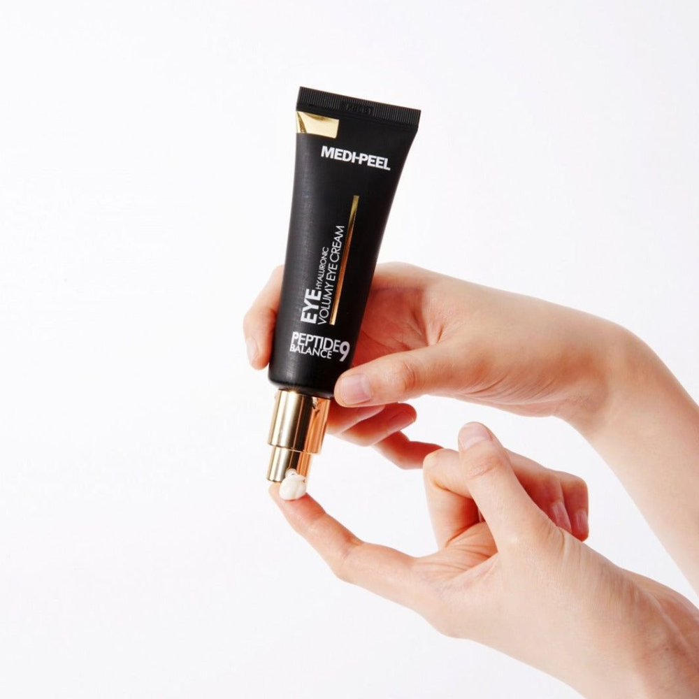MEDI-PEEL - Peptide 9 Hyaluronic Volumy Eye Cream - Crema contorno occhi anti-età idratante con peptidi e acido ialuronico