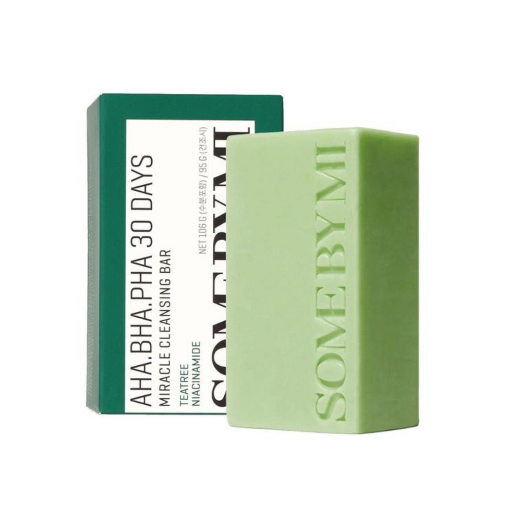 Some By Mi - AHA, BHA, PHA 30 Days Miracle Cleansing Bar - Sapone viso solido anti-acne