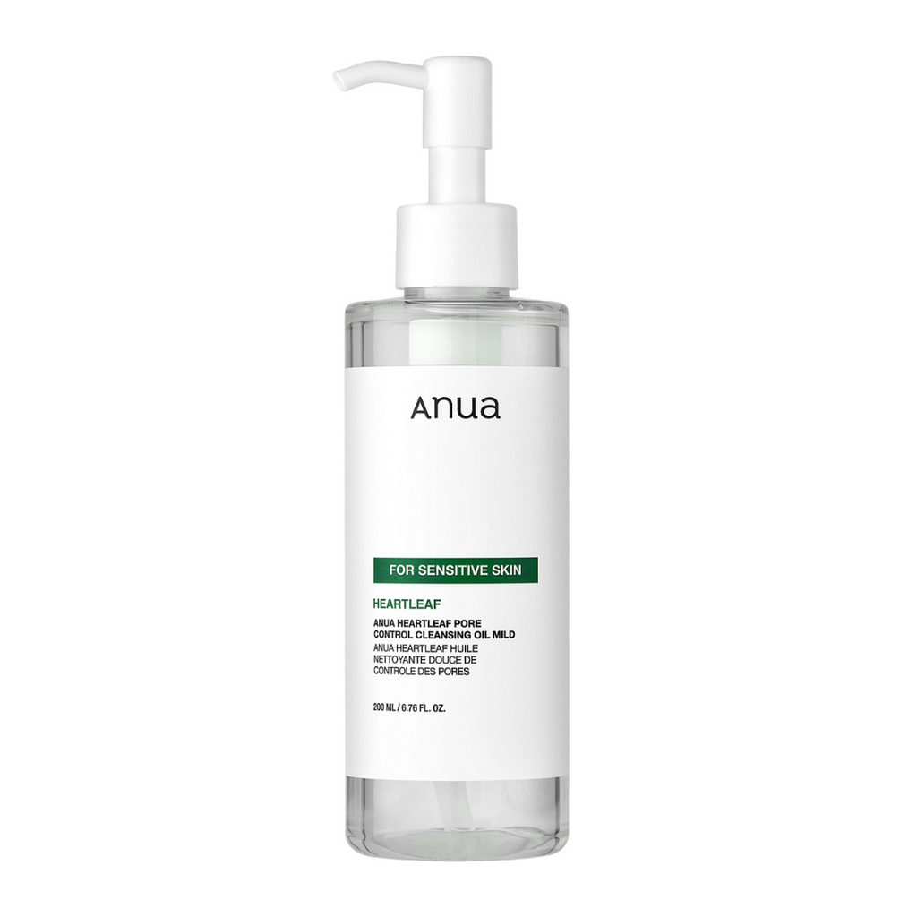Anua - Heartleaf Pore Control Cleansing Oil for Sensitive Skin - Olio detergente viso purificante per pelli sensibili