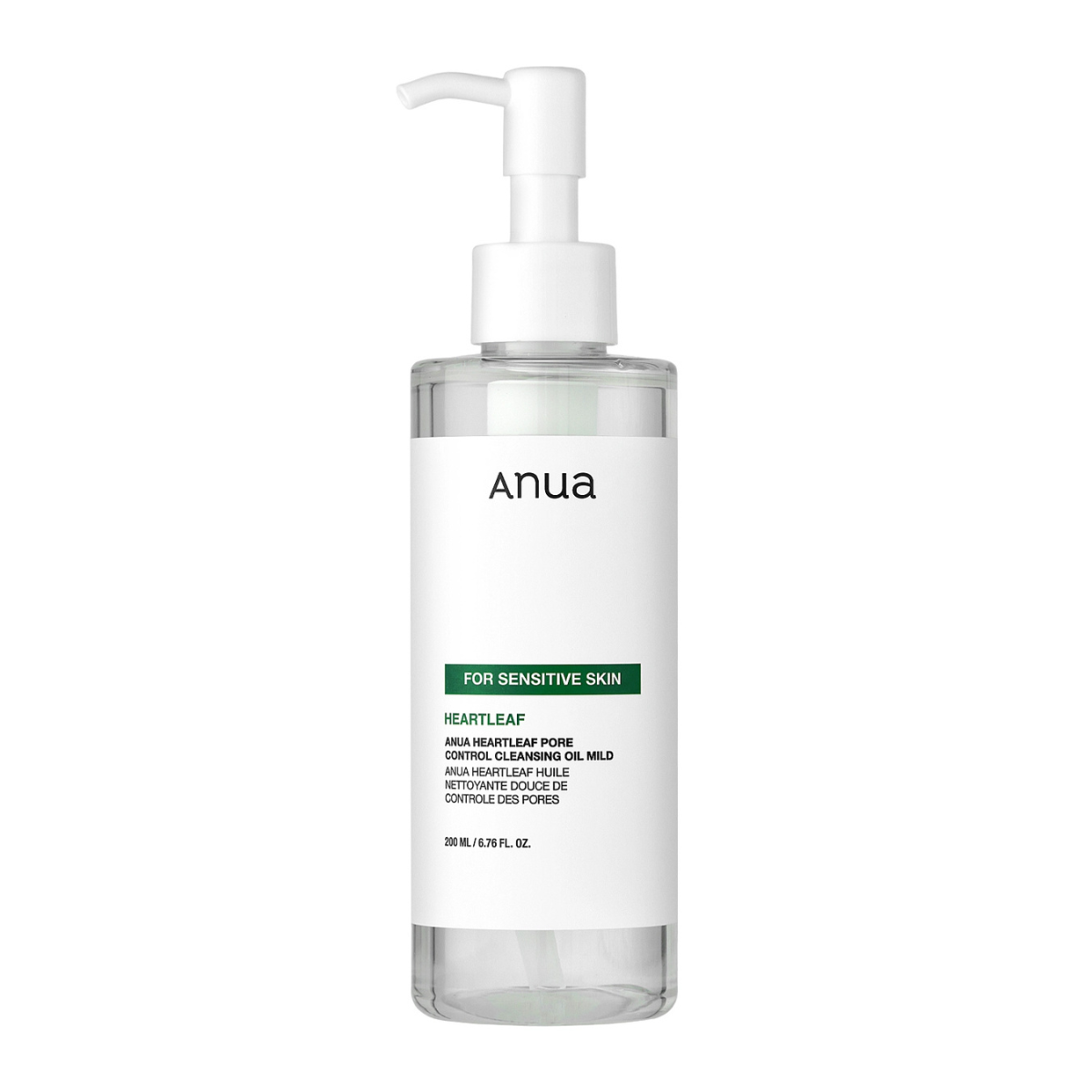 Anua - Heartleaf Pore Control Cleansing Oil for Sensitive Skin - Olio detergente viso purificante per pelli sensibili