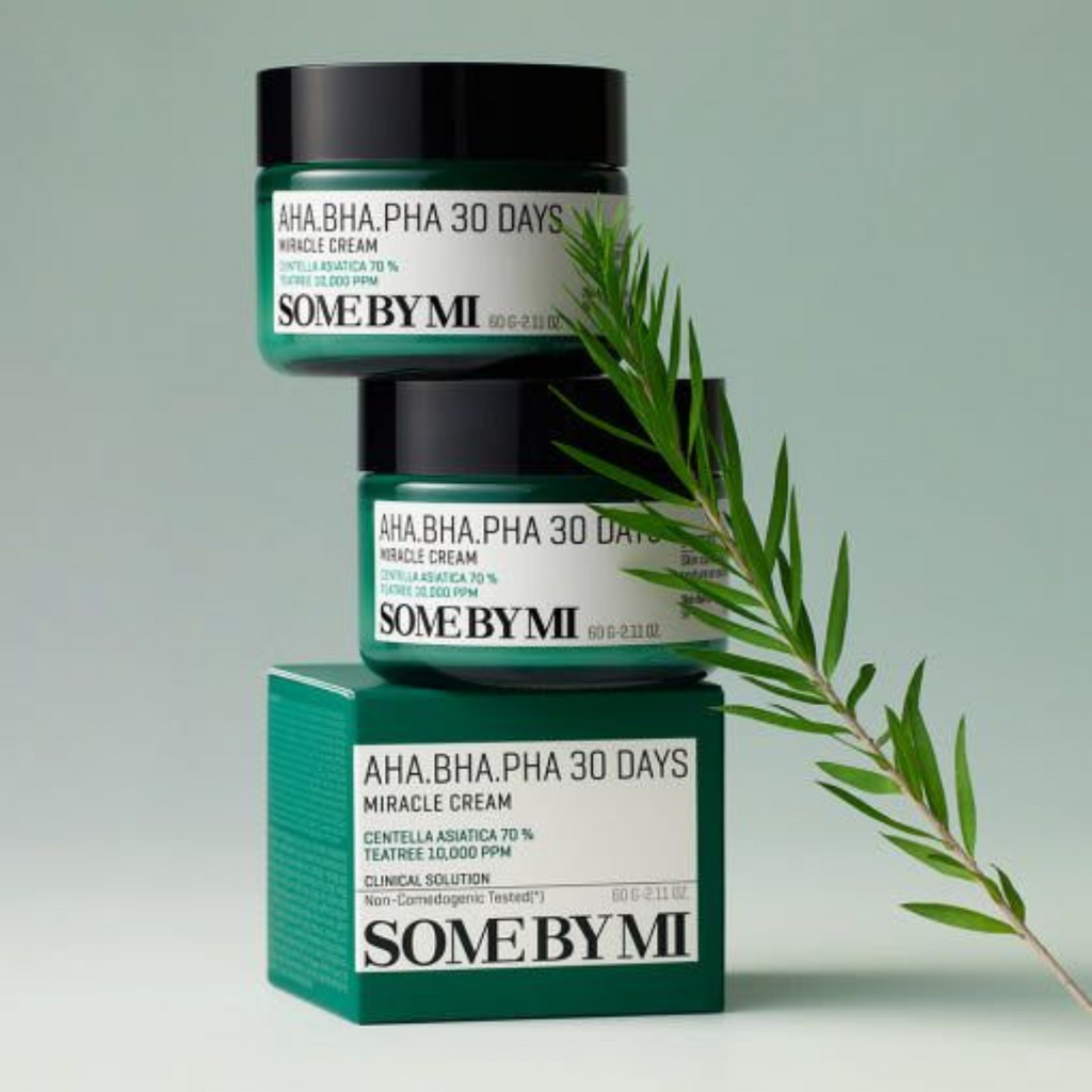 Some By Mi - AHA, BHA, PHA 30 Days Miracle Cream - Crema viso anti-imperfezioni con acidi esfolianti
