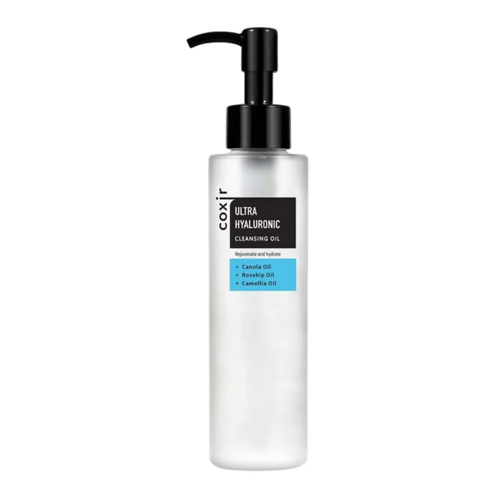 coxir - Ultra Hyaluronic Cleansing Oil - Olio detergente viso idratante all’acido ialuronico
