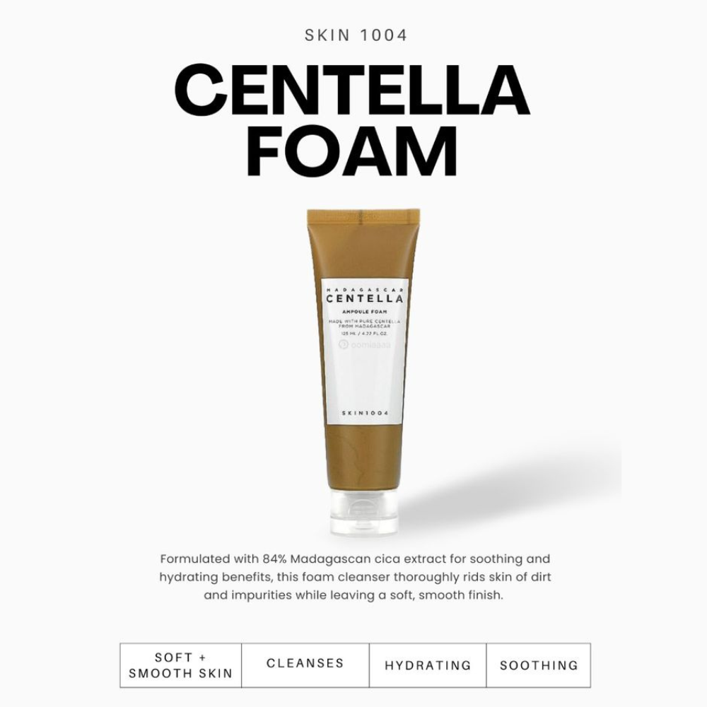 SKIN1004 - Madagascar Centella Ampoule Foam - Detergente viso delicato anti-impurità alla centella asiatica