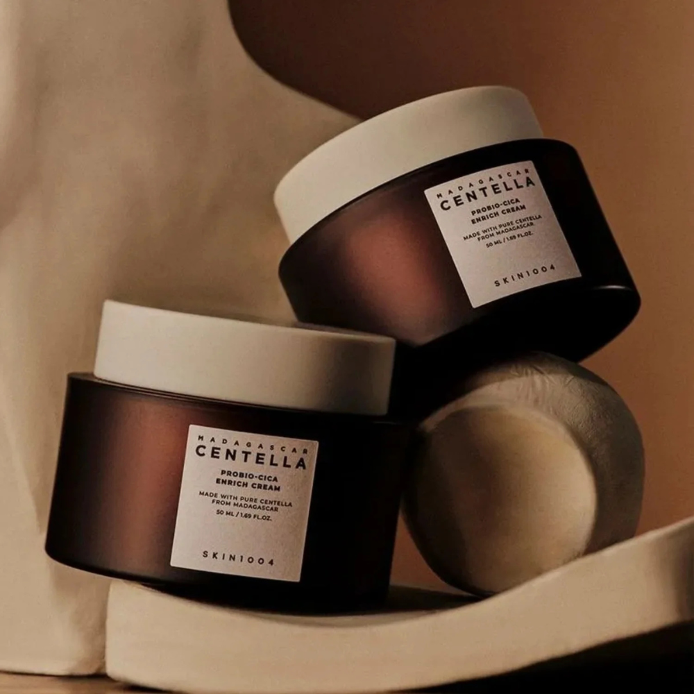 SKIN1004 - Madagascar Centella Probio-Cica Enrich Cream - Crema viso nutriente lenitiva alla centella asiatica e probiotici