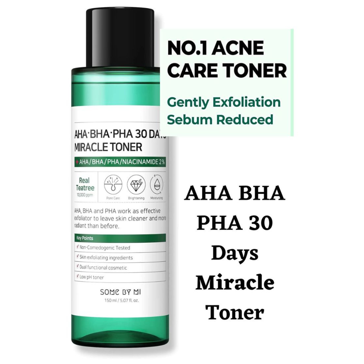 Some By Mi - AHA, BHA, PHA 30 Days Miracle Toner - Tonico viso anti-acne