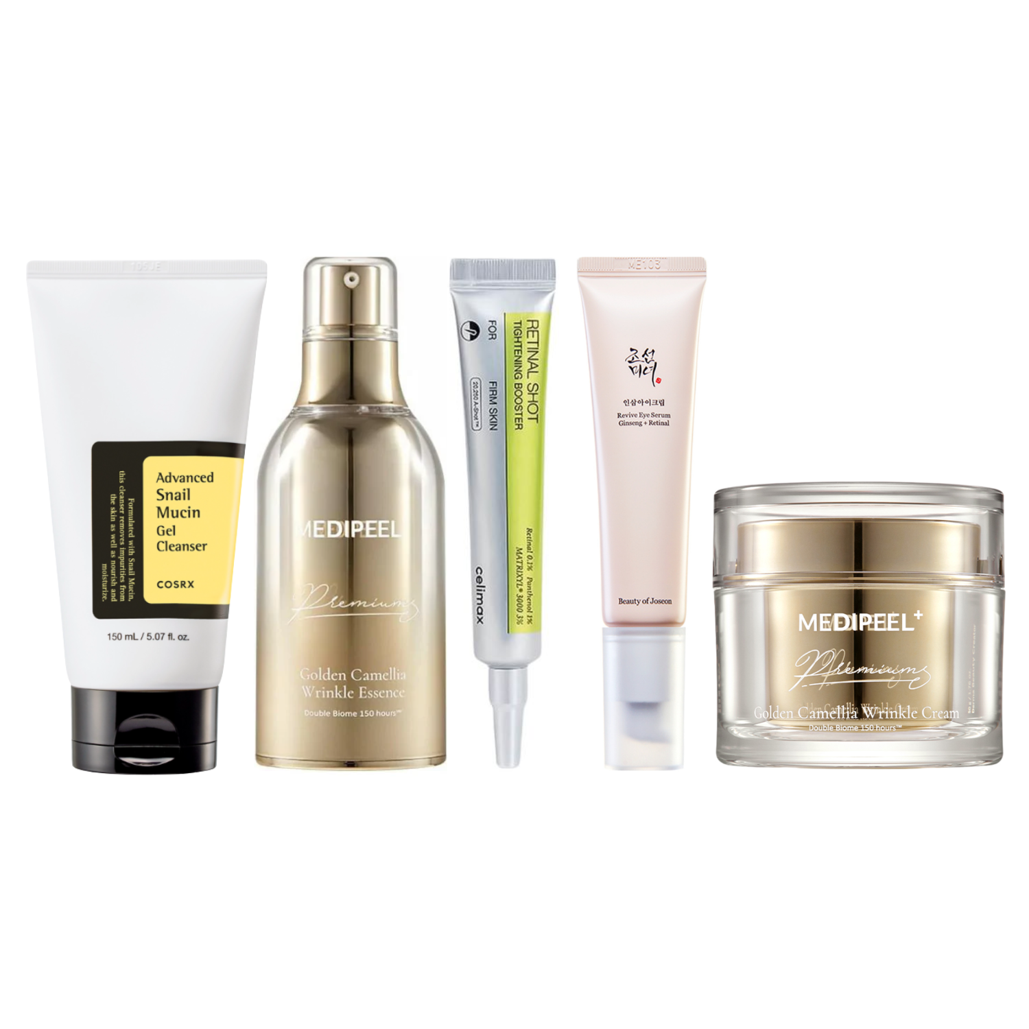 Kit Anti-Età Intensivo – Elasticità, Retinal & Peptidi