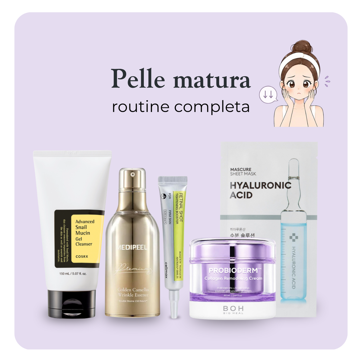 Routine Completa Anti-Età – Pelle 50+