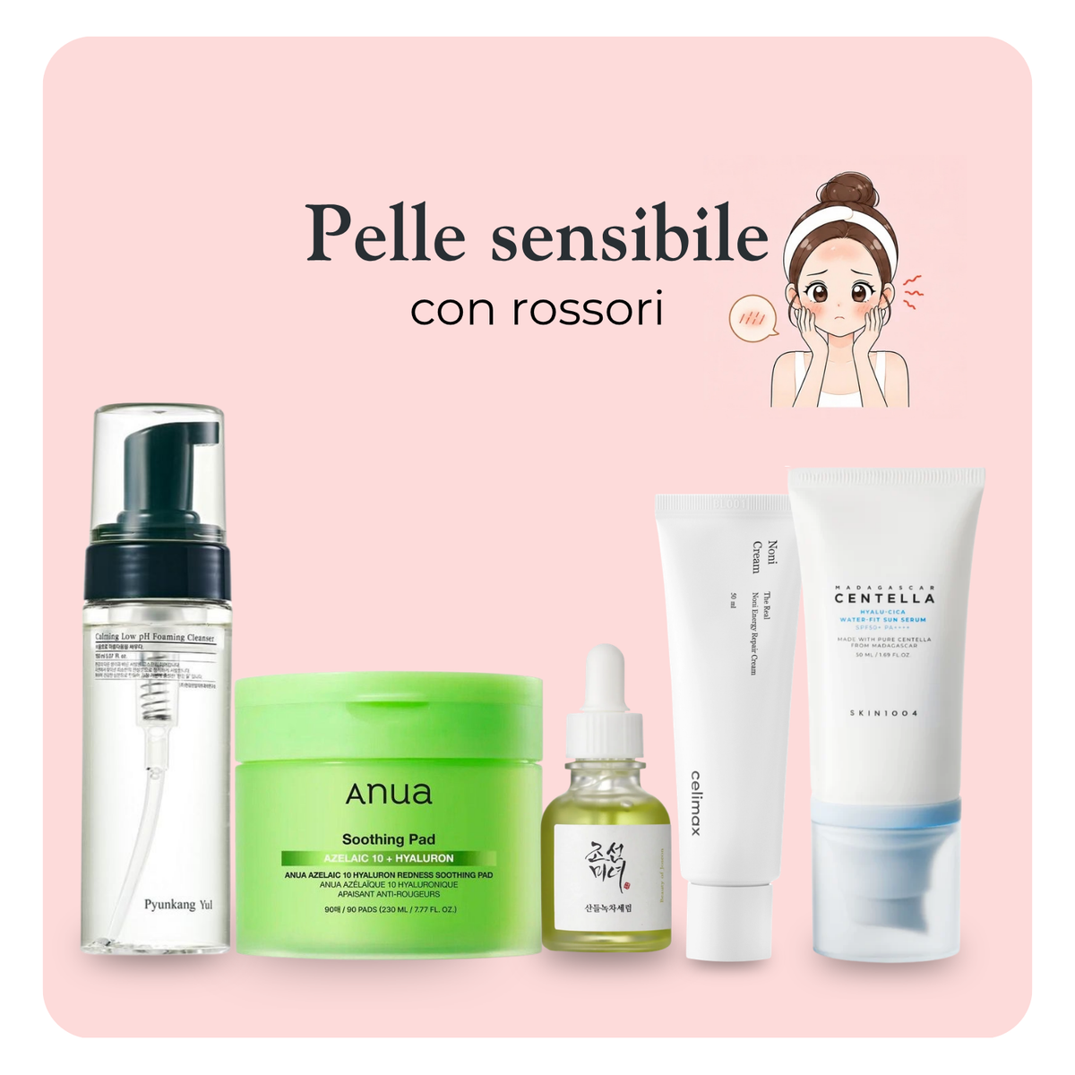 Kit Pelle Sensibile con Rossori