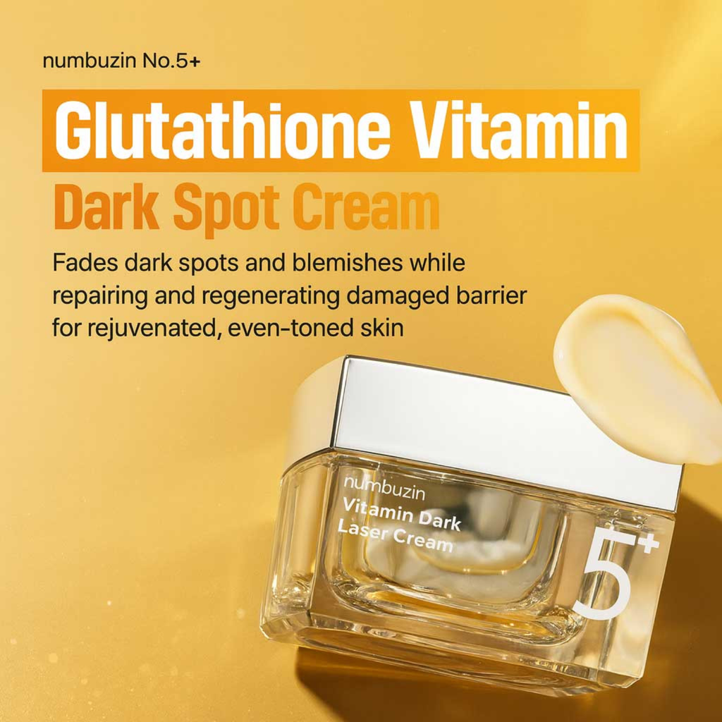 No.5+ Glutathione Vitamin Dark Spot Cream - Crema antimacchie