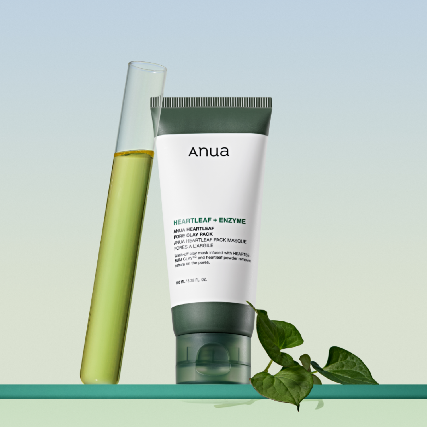Heartleaf Pore Clay Mask with Astragalus - Maschera viso purificante all'argilla
