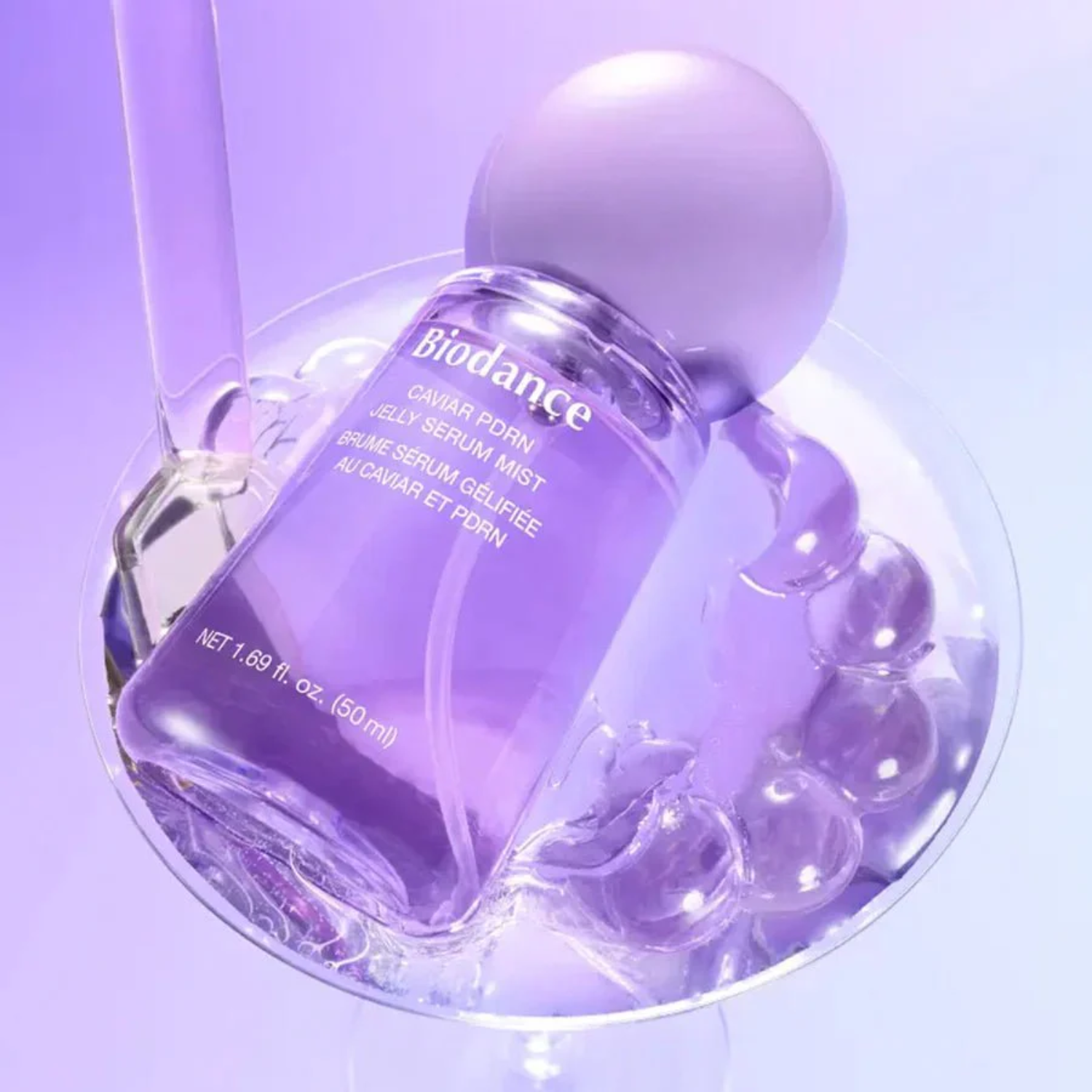 Caviar PDRN Jelly Serum Mist - Siero spray idratante e rassodante