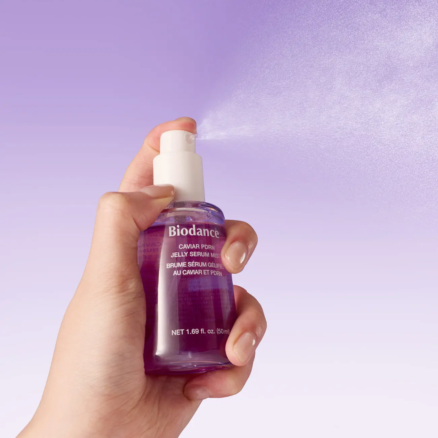 Caviar PDRN Jelly Serum Mist - Siero spray idratante e rassodante