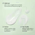 Green Tea Fresh Sunscreen SPF50 - Protezione solare viso lenitiva