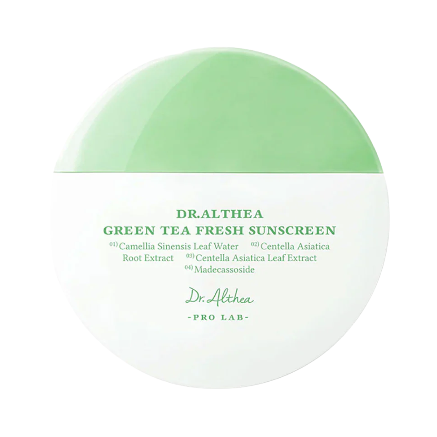 Green Tea Fresh Sunscreen SPF50 - Protezione solare viso lenitiva