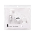 Kit da viaggio 8 pezzi – Set contenitori cosmetici riutilizzabili